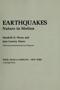 Earthquakes, nature in motion