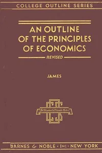 An outline of the principles of economics