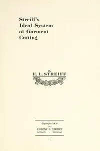 Streiff's ideal system of garment cutting