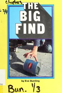 Cover of The big find by Eve Bunting