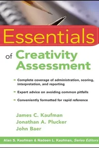 Essentials of creativity assessment
