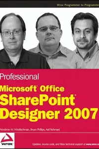 Professional Microsoft SharePoint designer 2007