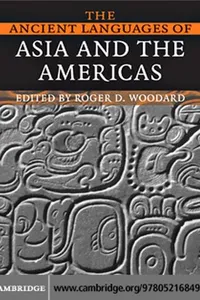 Cover of The Ancient Languages of Asia and the Americas