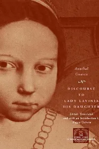 Discourse to Lady Lavinia His Daughter