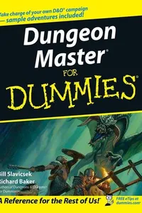 Cover of Dungeon Master for Dummies by Richard Baker