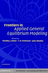 Frontiers in Applied General Equilibrium Modeling