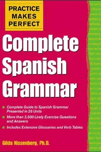 Cover of Complete Spanish Grammar
