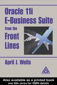 Capa de Oracle 11i E-Business Suite from the Front Lines