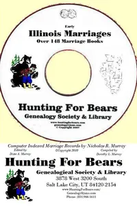 Cover of Early Illinois Marriage Records Index by Nicholas Russell Murray