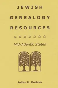 Jewish genealogy resources