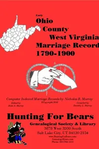 Cover of Ohio Co West Virginia Marriages 1790-1900 by Nicholas Russell Murray