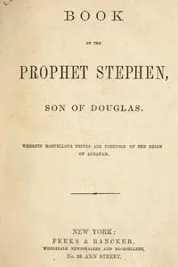 Book of the prophet Stephen, son of Douglas