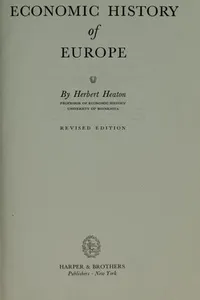 Economic history of Europe