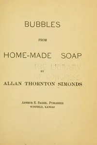 Bubbles from home-made soap