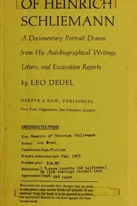 Memoirs of Heinrich Schliemann
