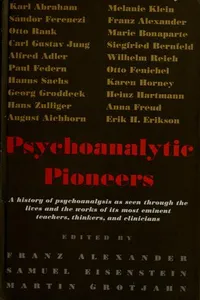 Capa de Psychoanalytic pioneers