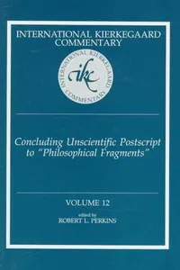 Capa de Concluding unscientific postscript to "Philosophical fragments" por Søren Kierkegaard