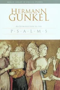 Cover of Introduction to Psalms by Hermann Gunkel