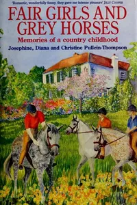 Fair girls and grey horses