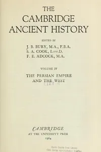 The Persian Empire and the West