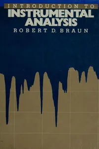 Introduction to instrumental analysis