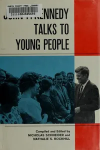 John F. Kennedy talks to young people