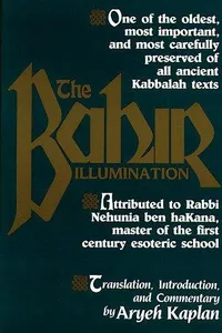 Capa de The Bahir por Aryeh Kaplan