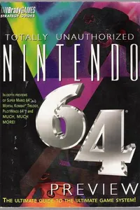 Cover of Totally Unauthorized Nintendo 64 Preview Guide