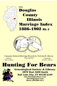 Cover of Early Douglas County Illinois Marriage Records Bk2 1886-1902 by Nicholas Russell Murray