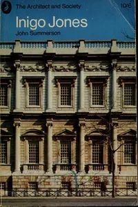 Cover of Inigo Jones by John N. Summerson