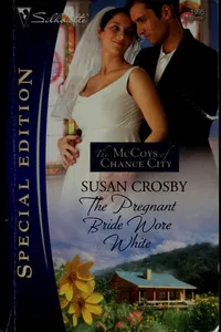 Cover of The pregnant bride wore white by Susan Crosby