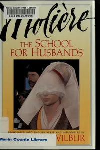 Cover of The School for Husbands by Molière