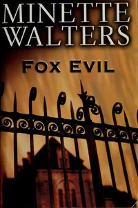 Capa de Fox evil por Minette Walters