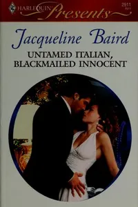 Untamed Italian, blackmailed innocent