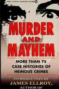 Capa de Murder and mayhem por James Ellroy