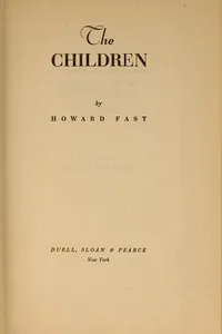 Capa de The children