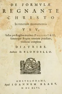 De formvl©Œ regnante Christo