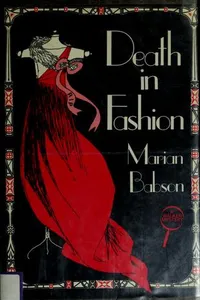 Cover of Death in fashion by Marian Babson