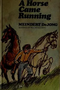 A horse came running