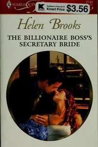Cover of The Billionaire Boss's Secretary Bride by Helen Brooks