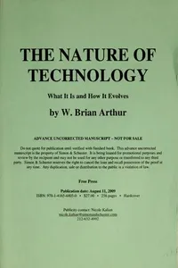 The nature of technology