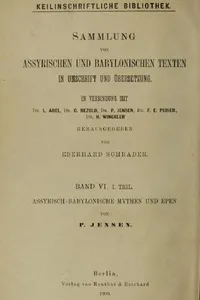 Assyrisch-babylonische Mythen und Epen