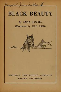 Cover of Black beauty by Anna Sewell