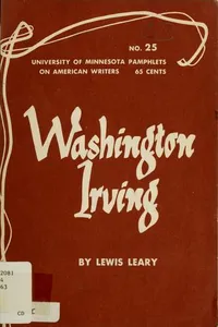 Capa de Washington Irving
