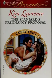 Capa de The Spaniard's pregnancy proposal por Kim Lawrence