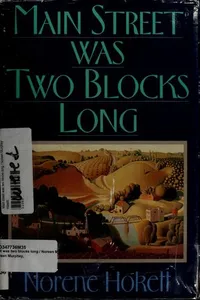 Main street was two blocks long