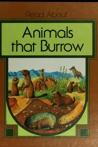 Animals that burrow