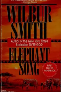 Capa de Elephant song por Wilbur Smith