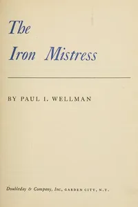 Capa de The iron mistress