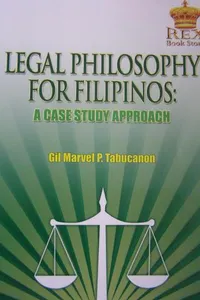 Legal Philosophy for Filipinos